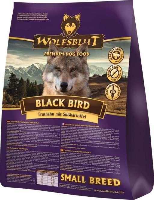 Wolfsblut črna ptica (majhne pasme) 2 kg